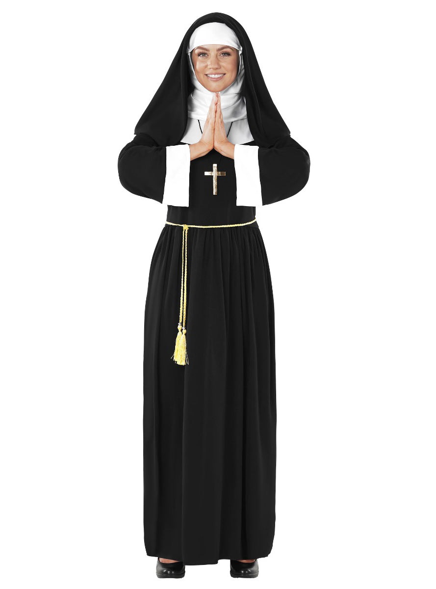 Plus Size Deluxe Nun Womens Costume - Alternate Image 3