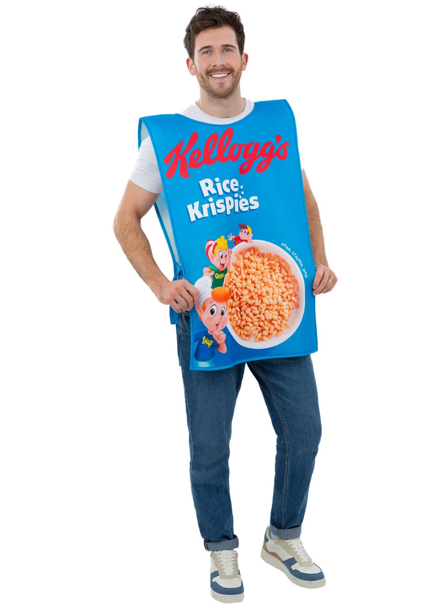 mens funny cereal box costume - Main image