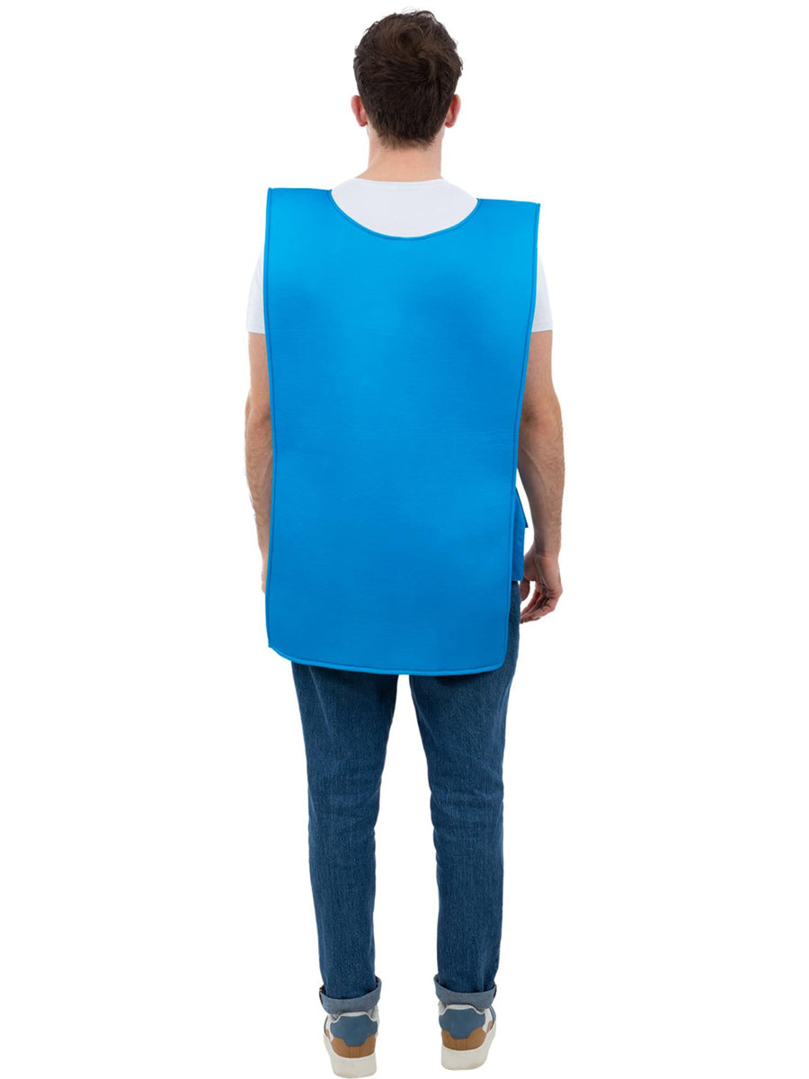 mens funny cereal box costume - back image