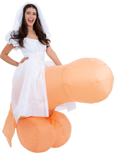 womens hens night ride on penis costume - Main image