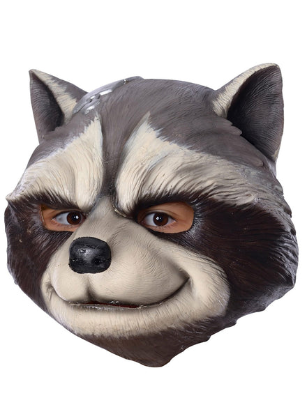 Guardians Of The Galaxy Boys 3/4 Face Rocket Raccoon Costume Mask - Main Image