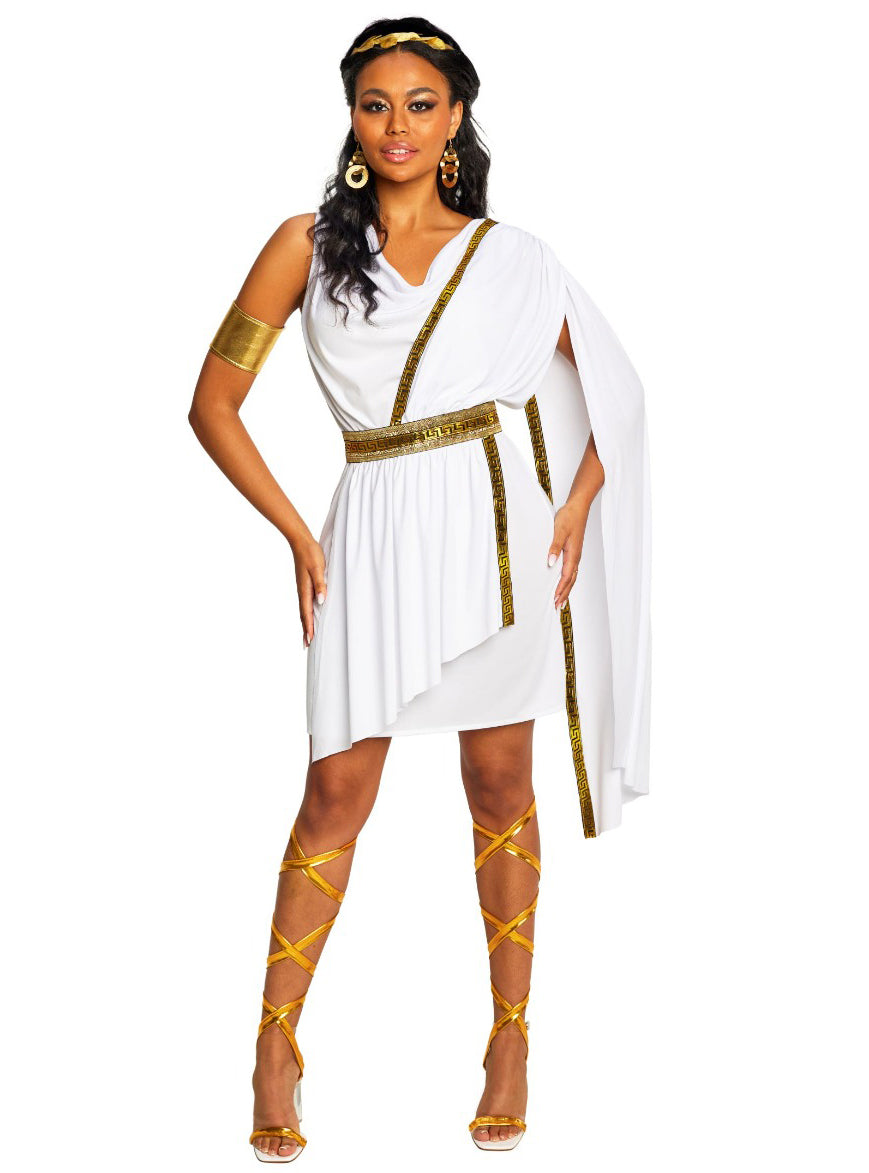 Plus Size Roman Goddess Womens Toga - Alternate Image