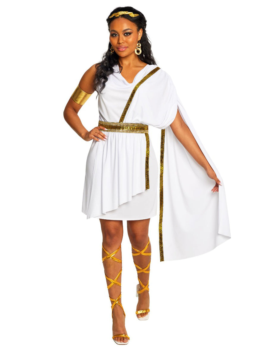 Plus Size Roman Goddess Womens Toga - Alternate Image 2
