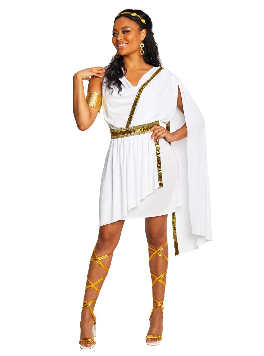 Plus Size Roman Goddess Womens Toga - Main Image