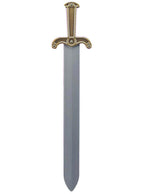 Roman Gladiator Costume Sword With Gold Handle - Main Image