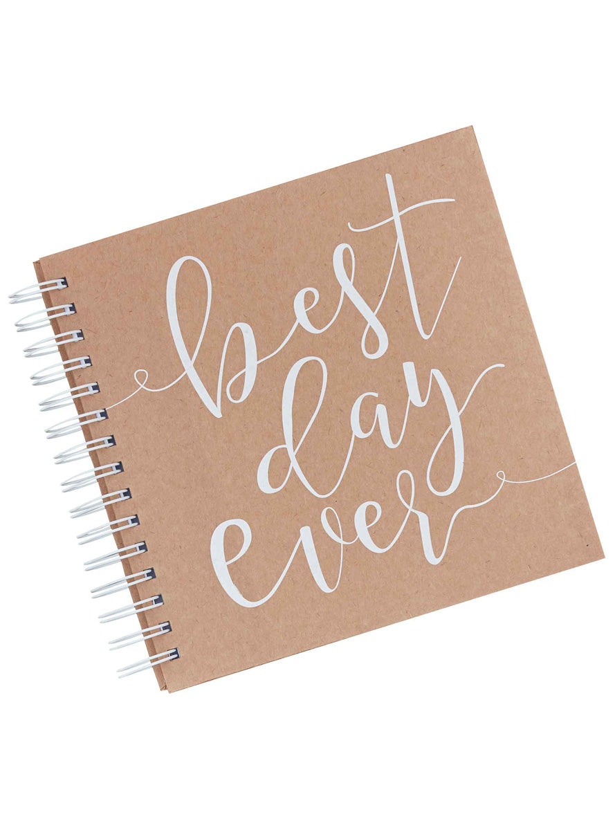 Rustic Country Wedding Mini 20cm Guest Book – Main Image