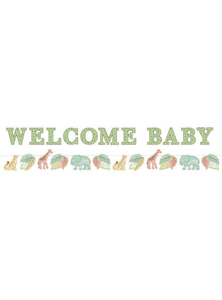 Safari Welcome Baby 215cm Banner – Main Image