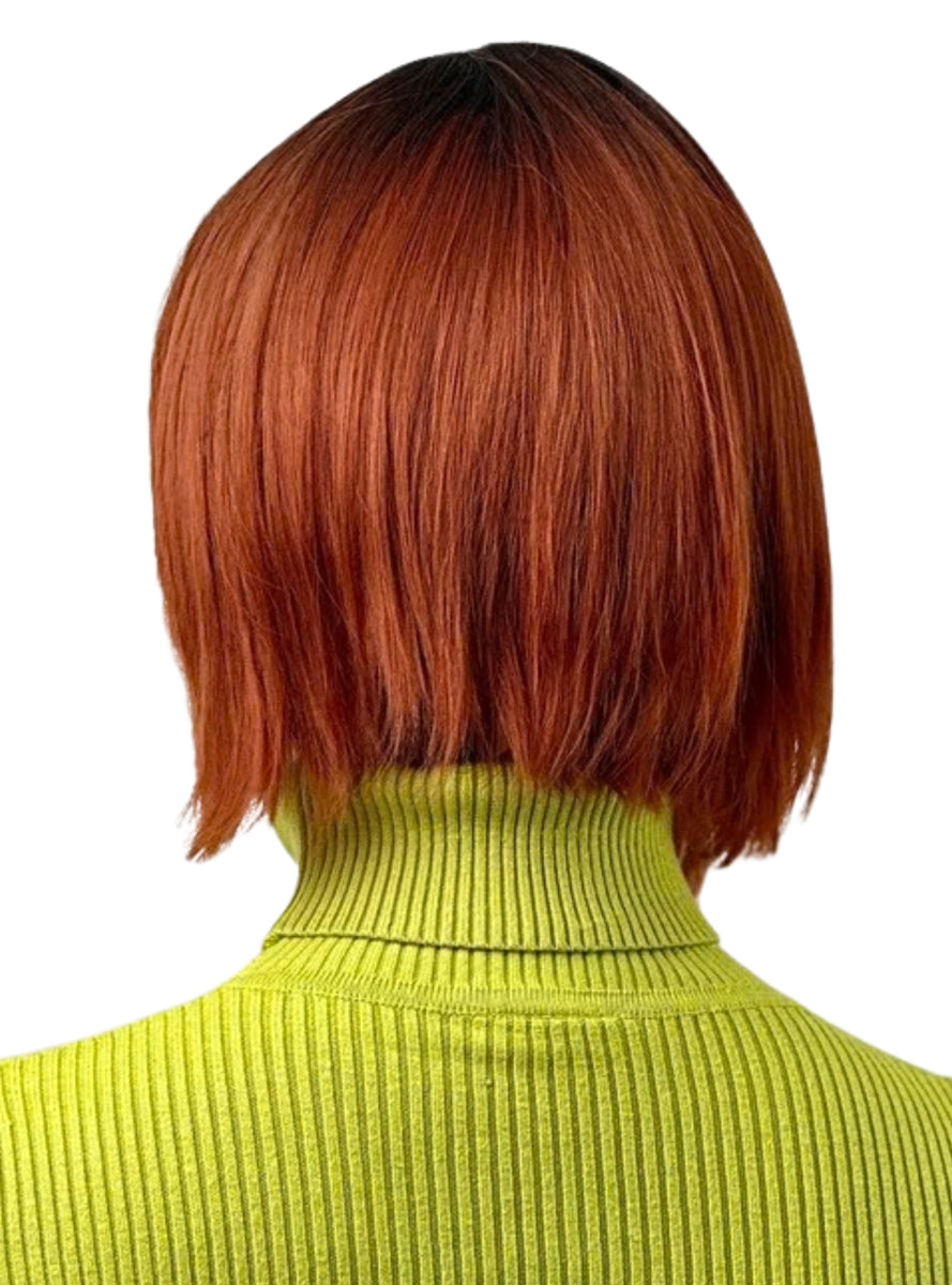 Sallie Auburn Straight Extra Short Bob Wig