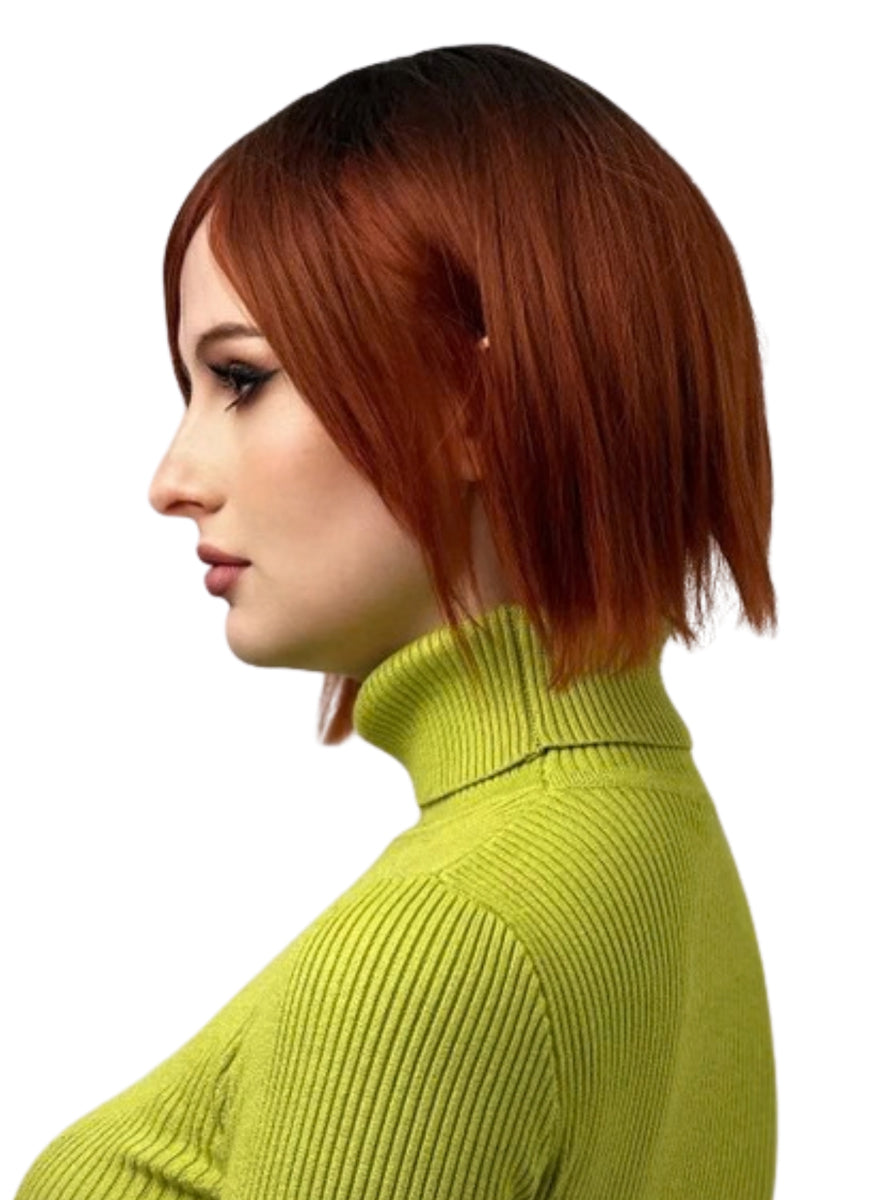 Sallie Auburn Straight Extra Short Bob Wig