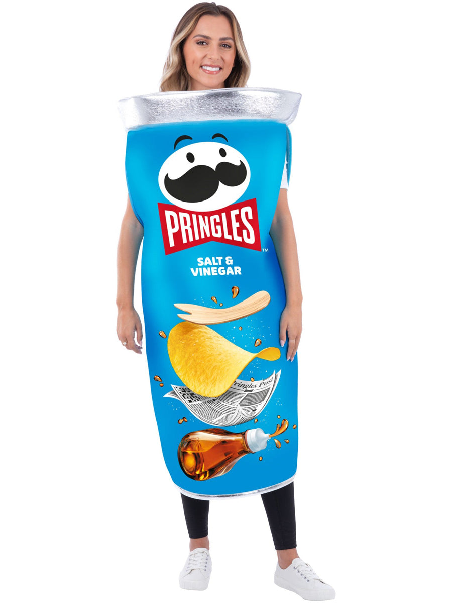 Blue Womens Salt and Vinegar Can Pringles Costume - Main Image