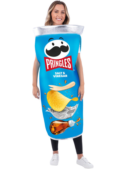 Blue Womens Salt and Vinegar Can Pringles Costume - Main Image