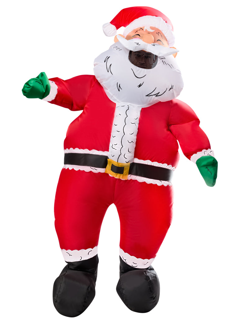 Funny Inflatable Santa Adults Costume - Main Image