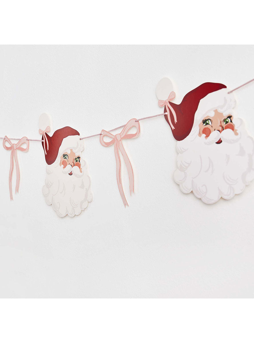2m Santa Baby Christmas Garland - Close Image