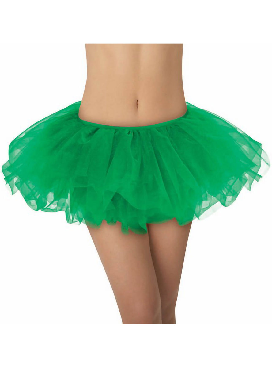 Womens Short Green Fluffy Tutu