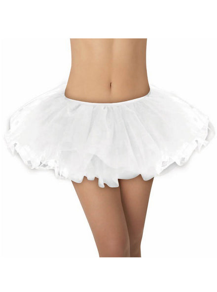 Womens Short White Fluffy Tutu