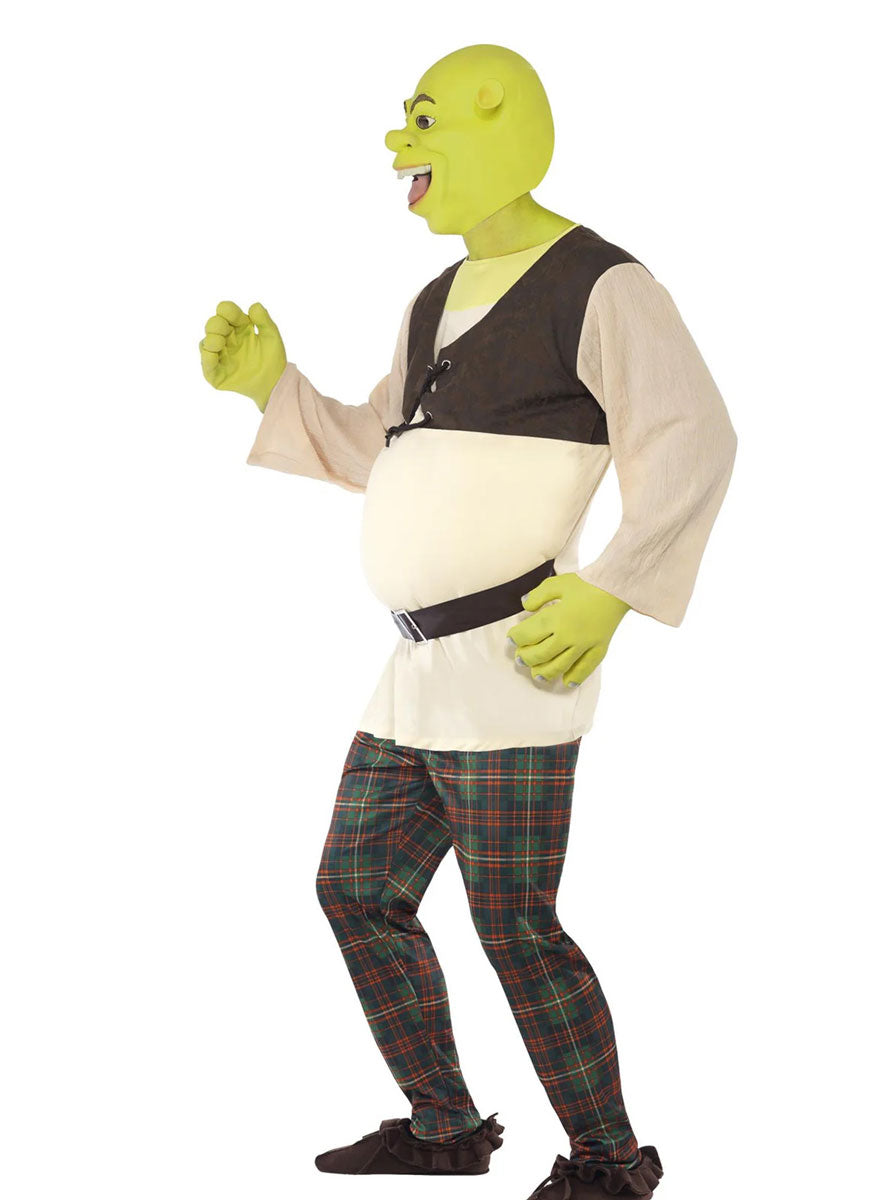 Shrek Deluxe Mens Character Costume - Side Image