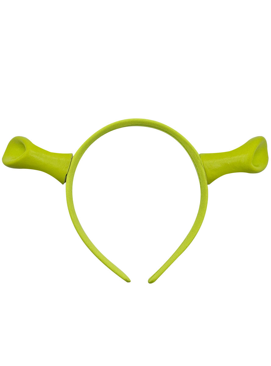 Shrek Green Costume Headband With Latex Ears - Main Image