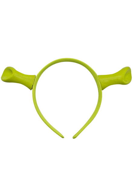 Shrek Green Costume Headband With Latex Ears - Main Image