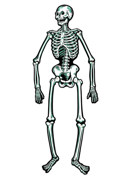 Halloween Jointed Skeleton Halloween Cut Out Decoration - Main Image