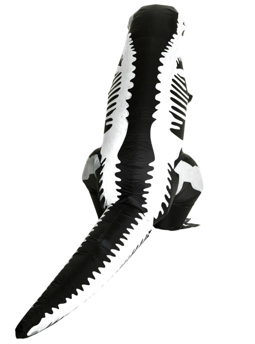 Inflatable Dinosaur Skeleton Mens Costume - Back Image