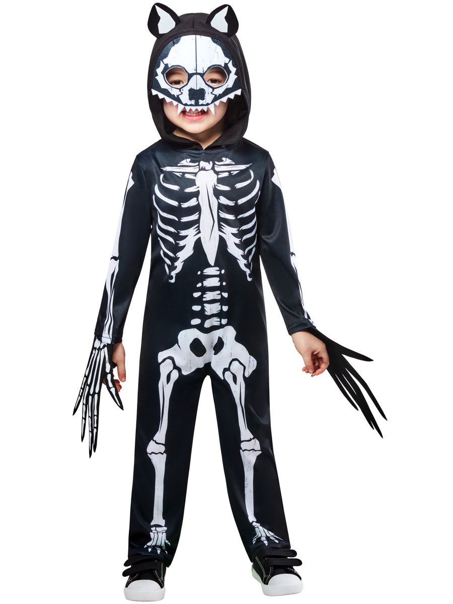 Halloween Boys Werewolf Skeleton Costume - Alternate Image