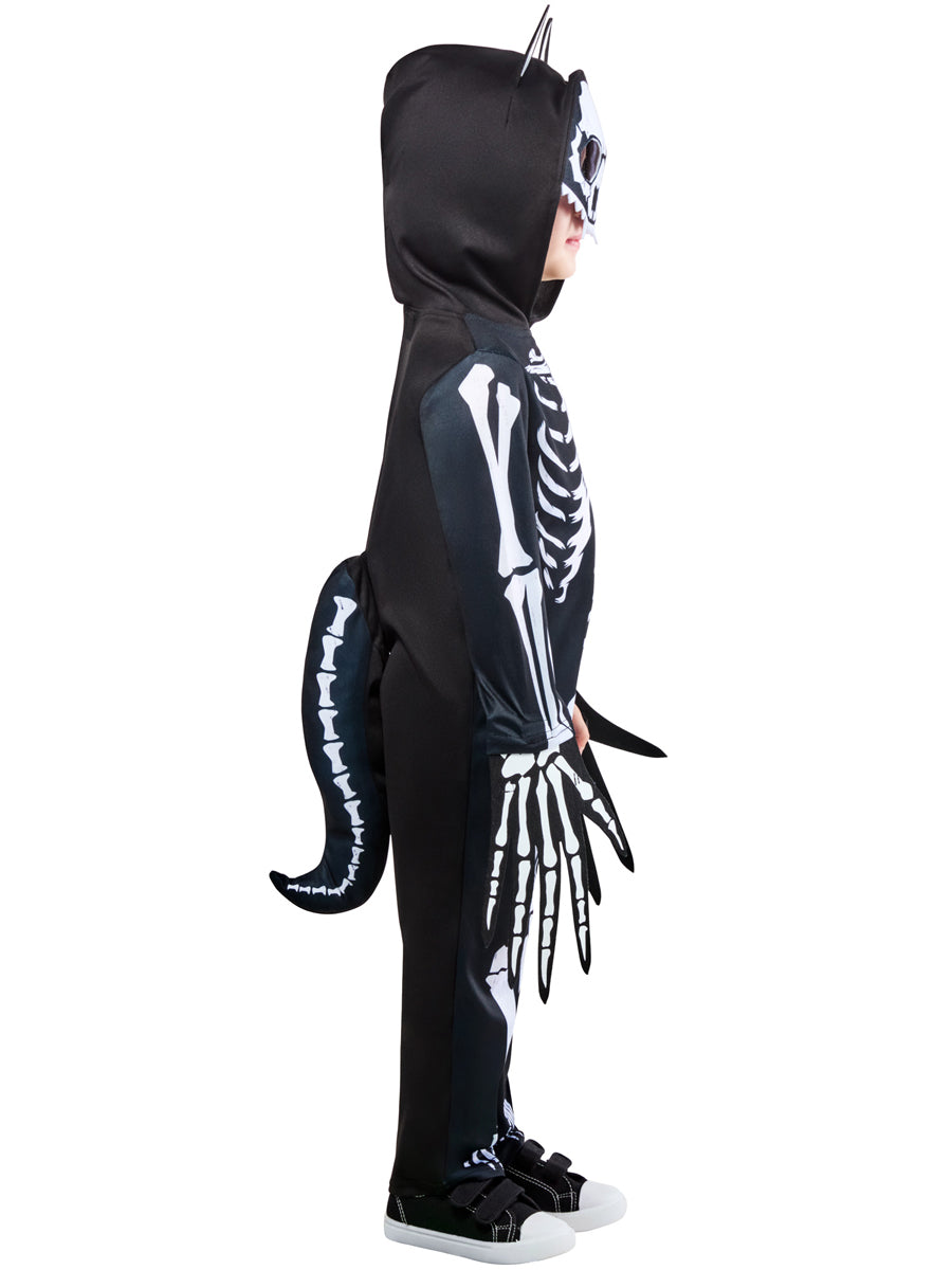 Halloween Boys Werewolf Skeleton Costume - Side Image