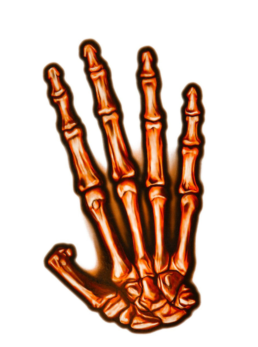 Skeleton Hand Temporary Halloween Tattoo