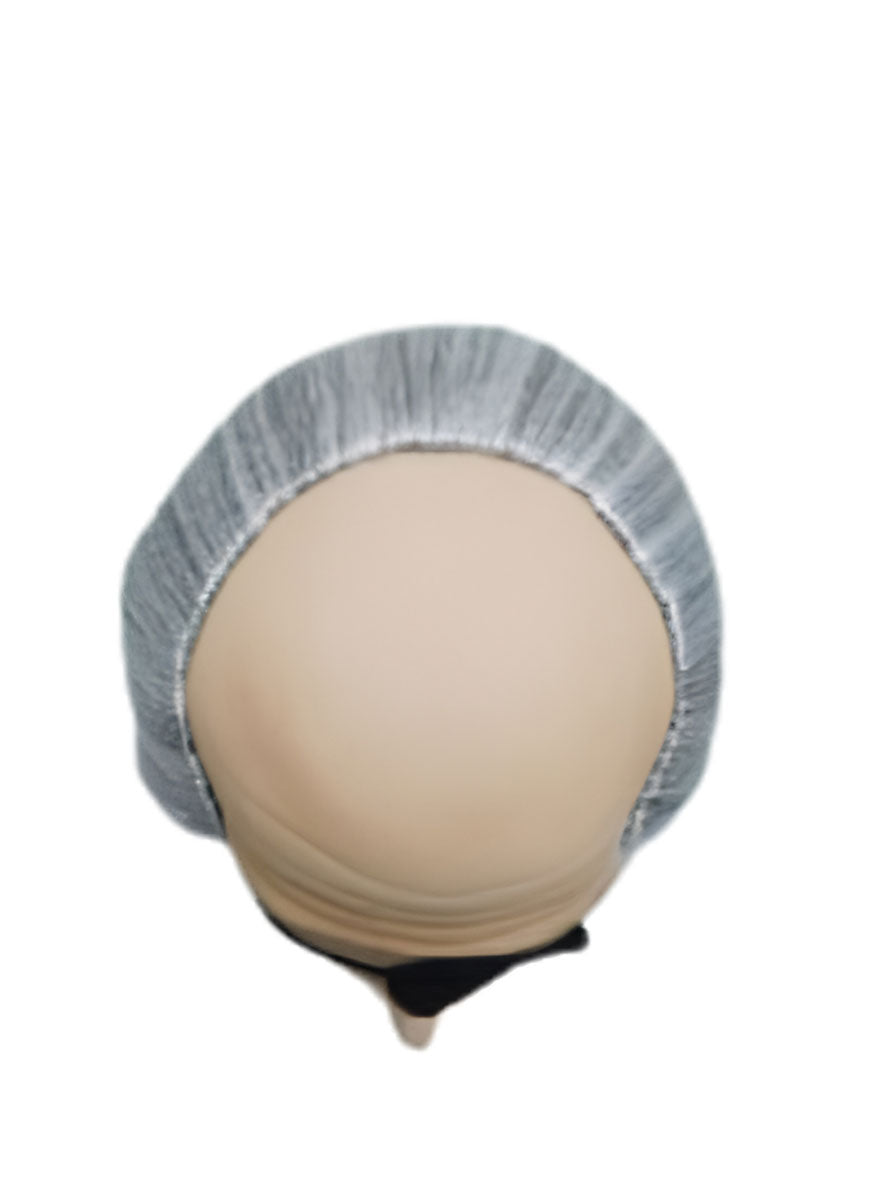 Mens Skipper Grey Balding Costume Wig And Eyepatch Set Top Image