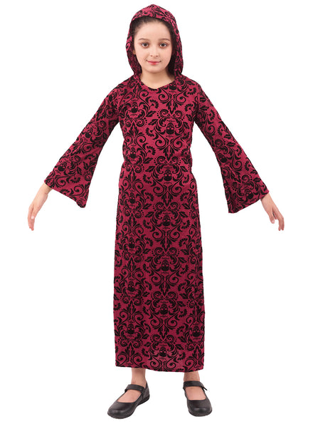 Alternative image of Gothic Vampiress Girls Red Hooded Halloween Dress