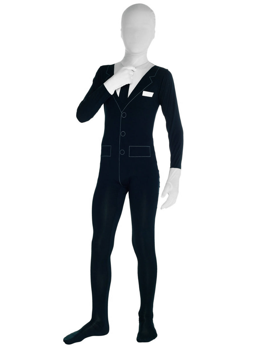 Slenderman Boys Morphsuit - Alternate Image