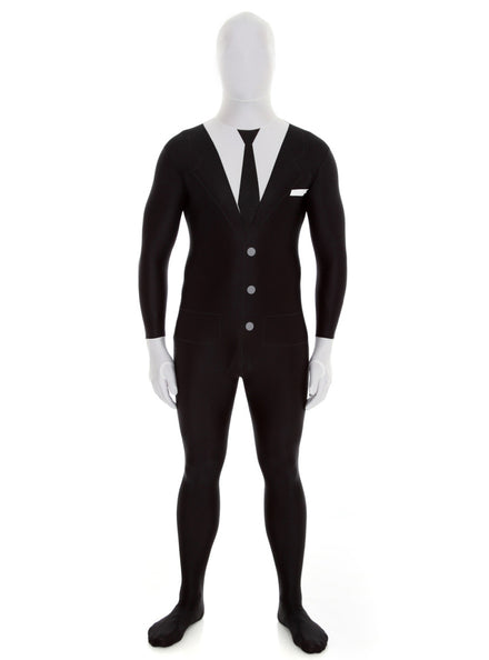 Plus Size Slenderman Mens Morphsuit - Main Image