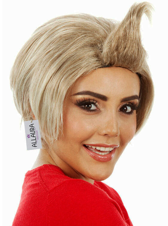 Something About Mary Womens Short Blonde 90s Costume Wig - Main Image
