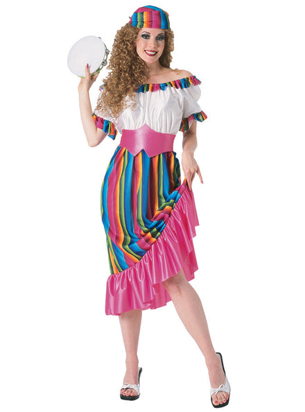 Pink Latin American Womens International Costume - Main Image