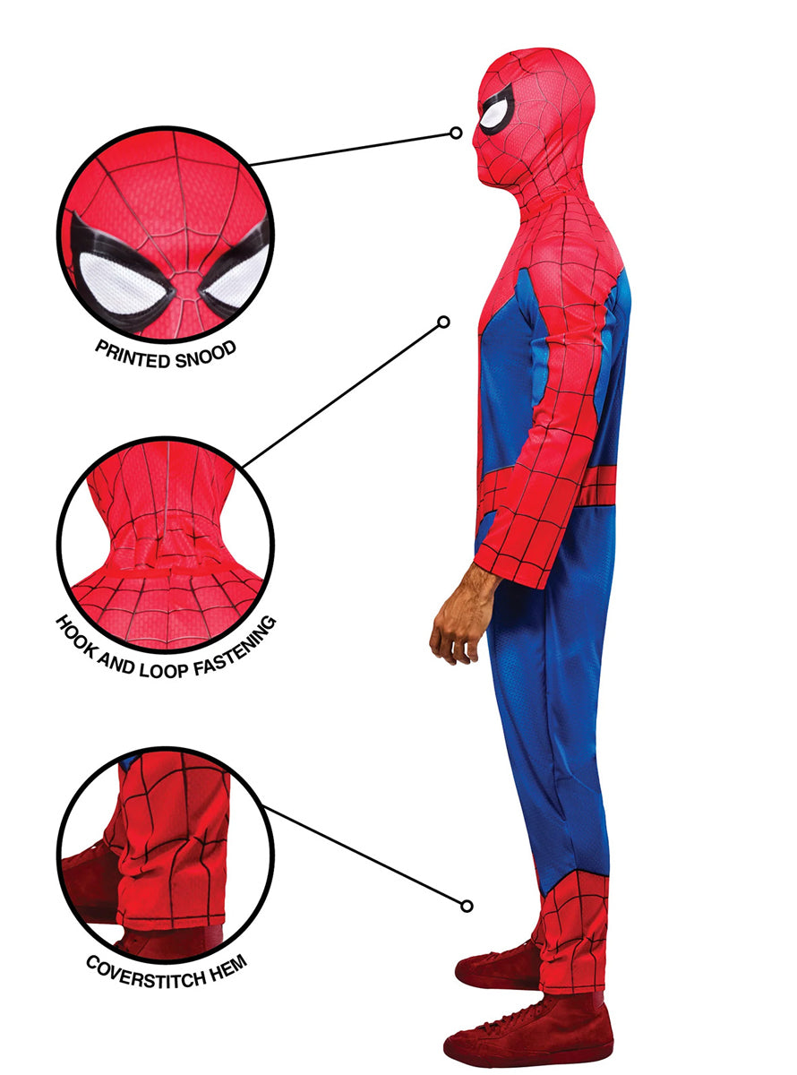 Spider-Man Brand New Day Mens Superhero Costume - Side Image 2