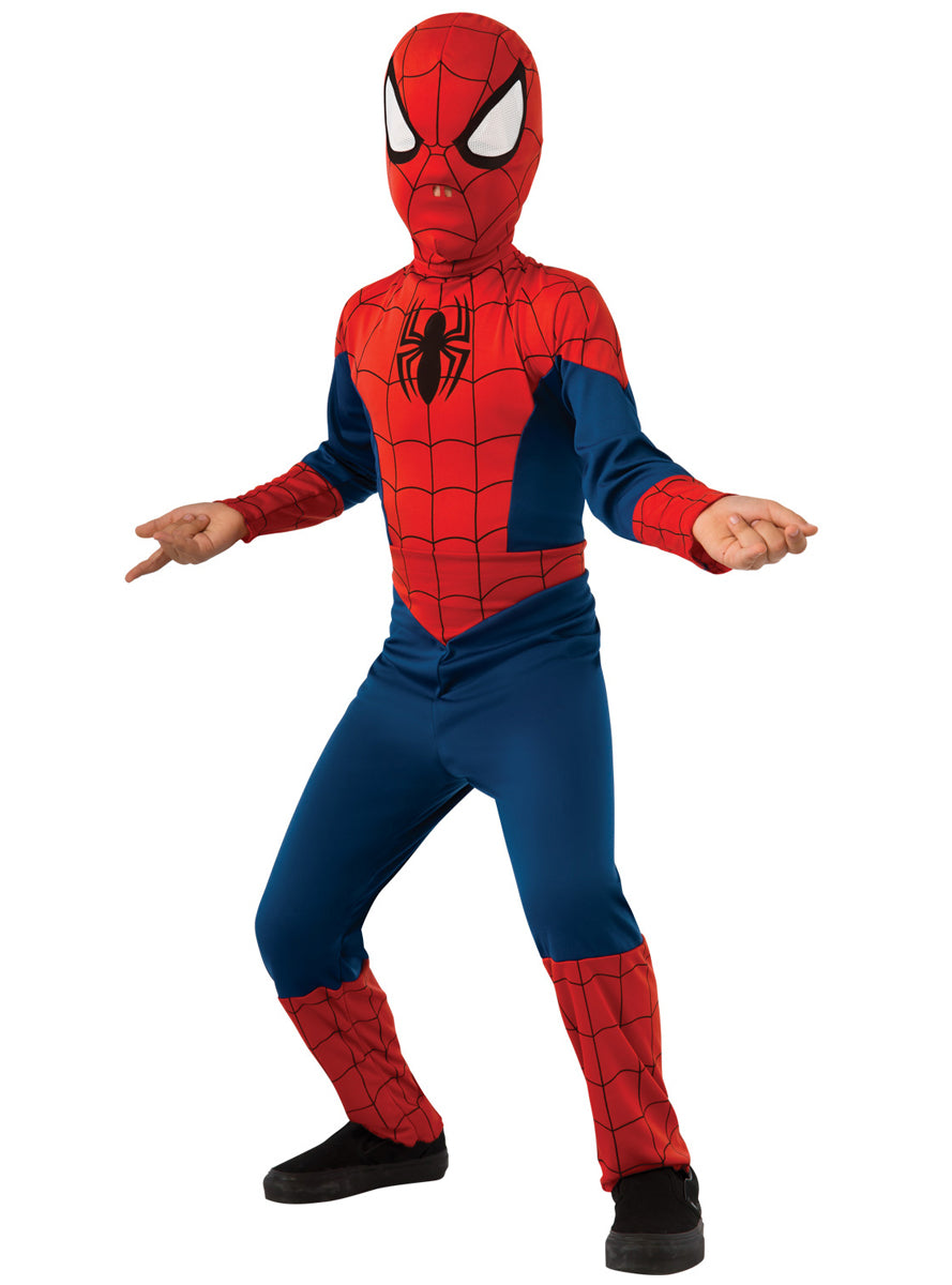 Boys Classic Spider Man Marvel Comics Superhero Costume - Main Image