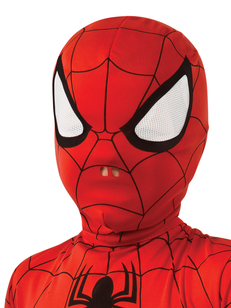Boys Classic Spider Man Marvel Comics Superhero Costume - Mask Image