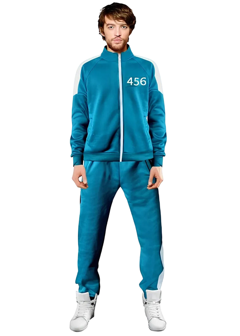 Adults Squid Game Player 456 Tracksuit Costume
