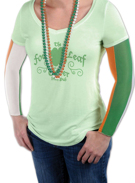 St Patricks Day Irish Flag Party Sleeves - Main Image