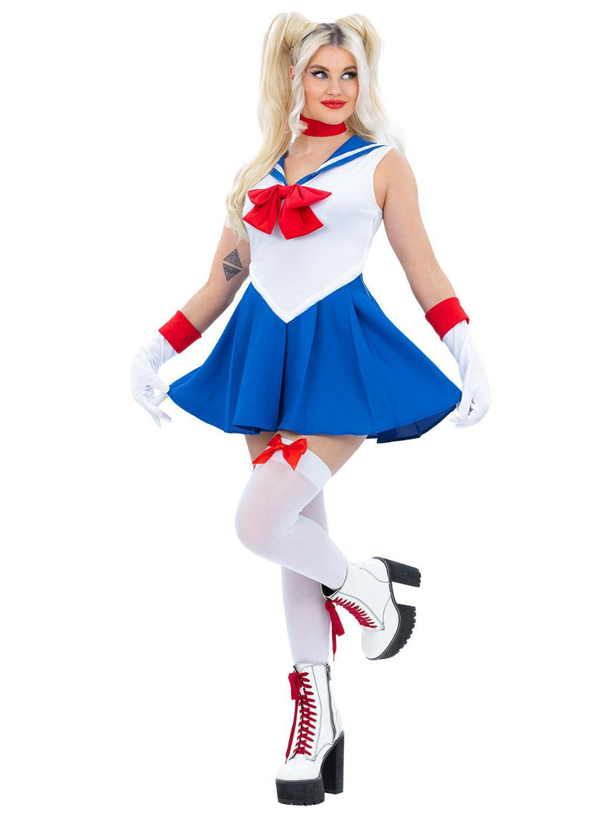 Plus Size Womens Sexy Sailor Moon Costume - Alternative Image