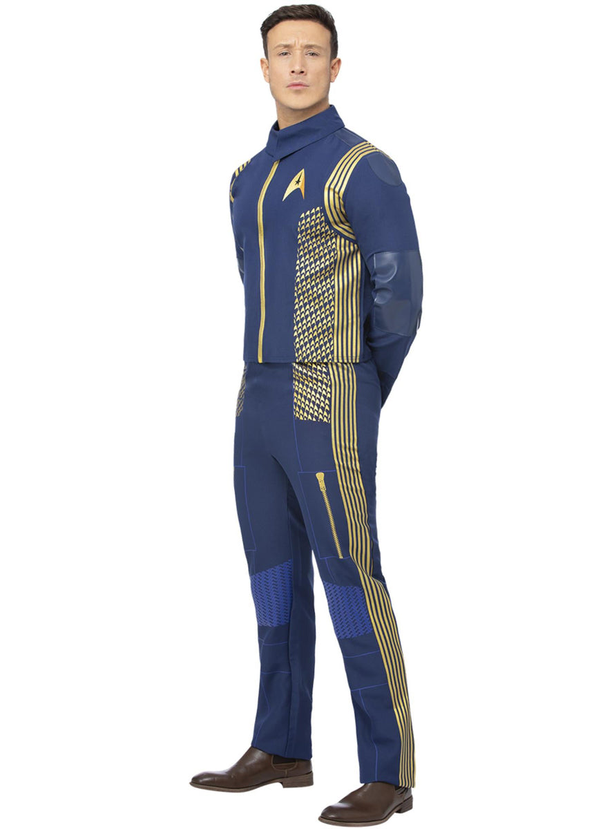 Mens Star Trek Discovery Command Uniform Costume - Alternative Image