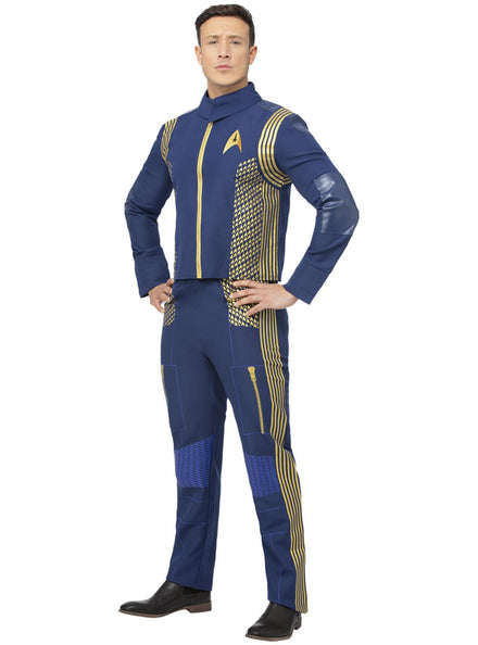 Mens Star Trek Discovery Command Uniform Costume - Front Image
