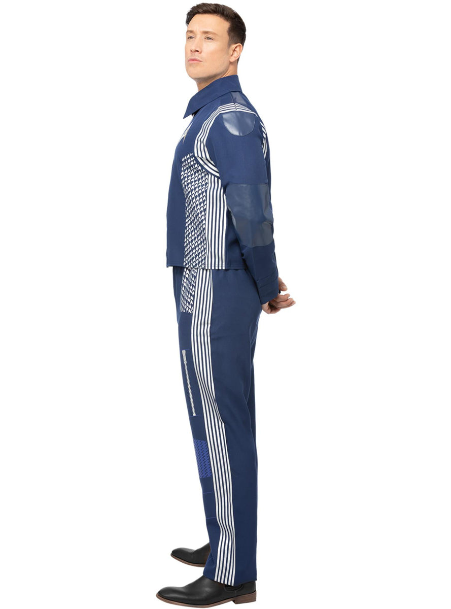 Mens Star Trek Discovery Sciences Uniform Costume - Side Image