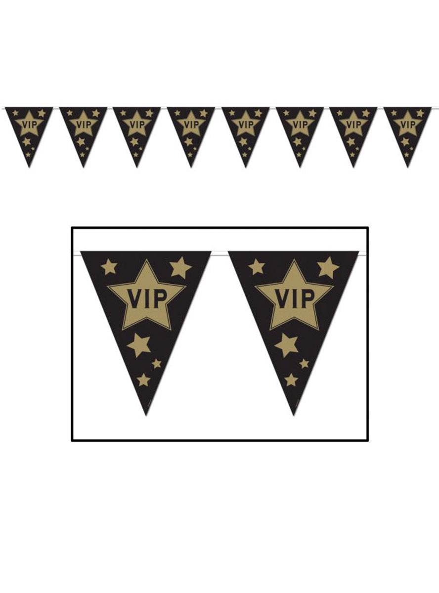 VIP Pennant Flag Bunting - Main Image