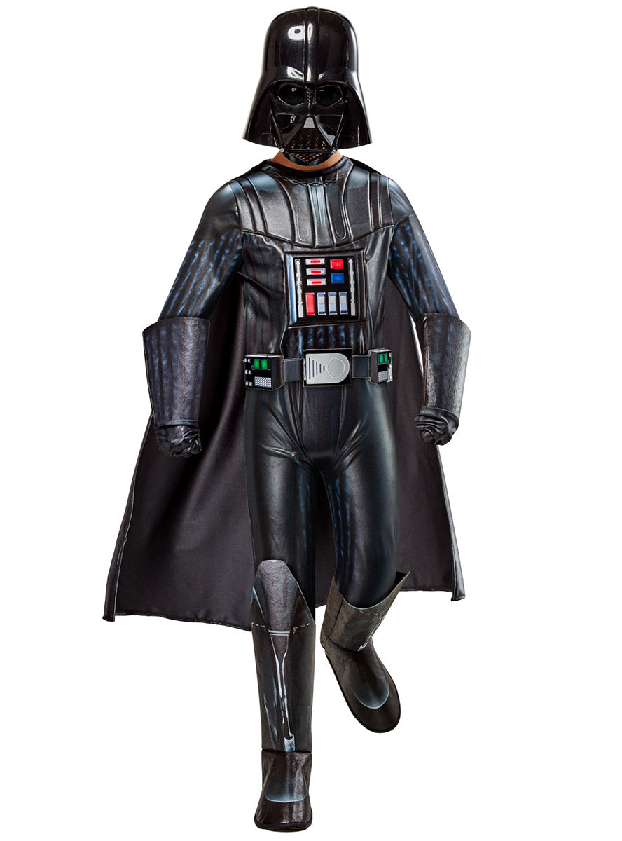 Image of Darth Vader Boys Premium Edition Star Wars Costume - Main Image
