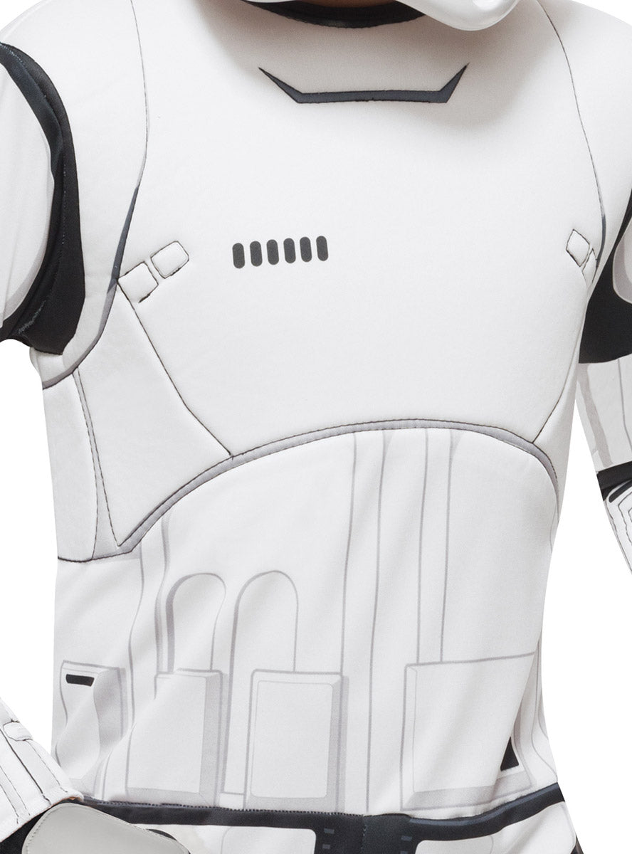 Boys Deluxe White Stromtrooper Star Wars Costume - Close Image