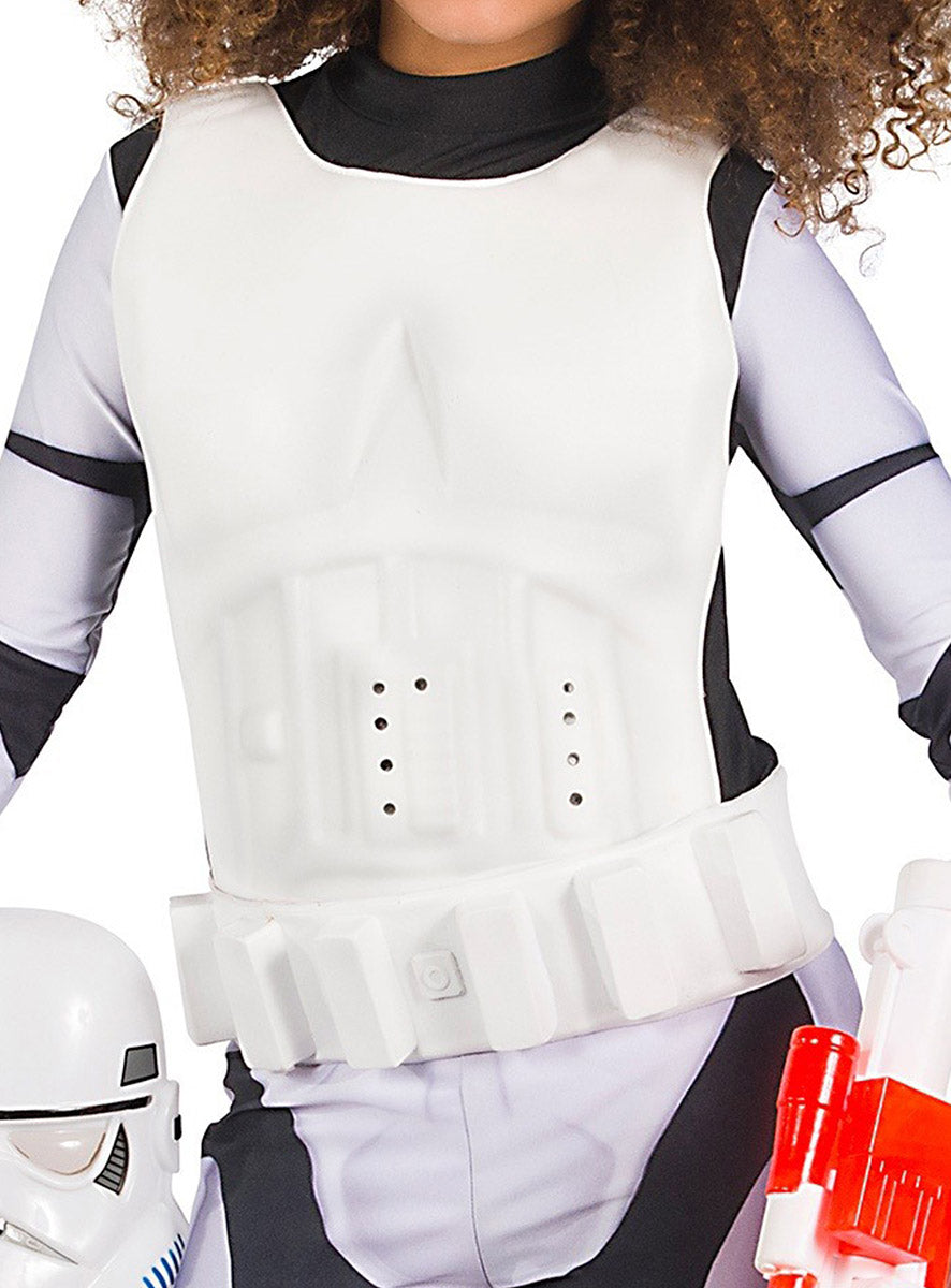 Close Image of Stormtrooper Girls Deluxe Star Wars Costume