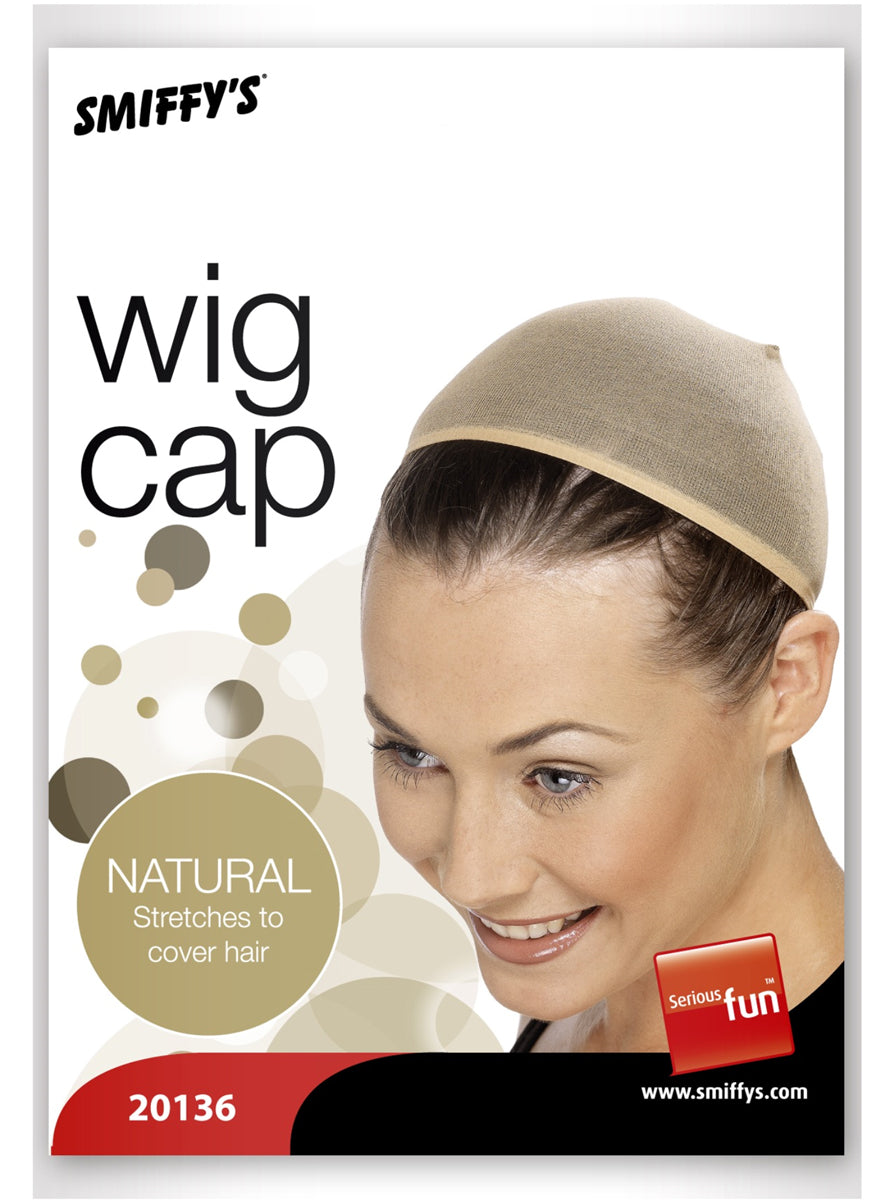 Nude Colour Stocking Fabric Adults Wig Cap - Packaging Image