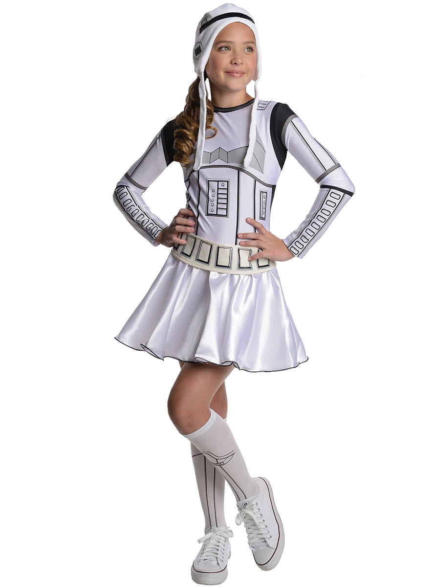 Image of Sassy Stormtrooper Teen Girls Costume - Main Image