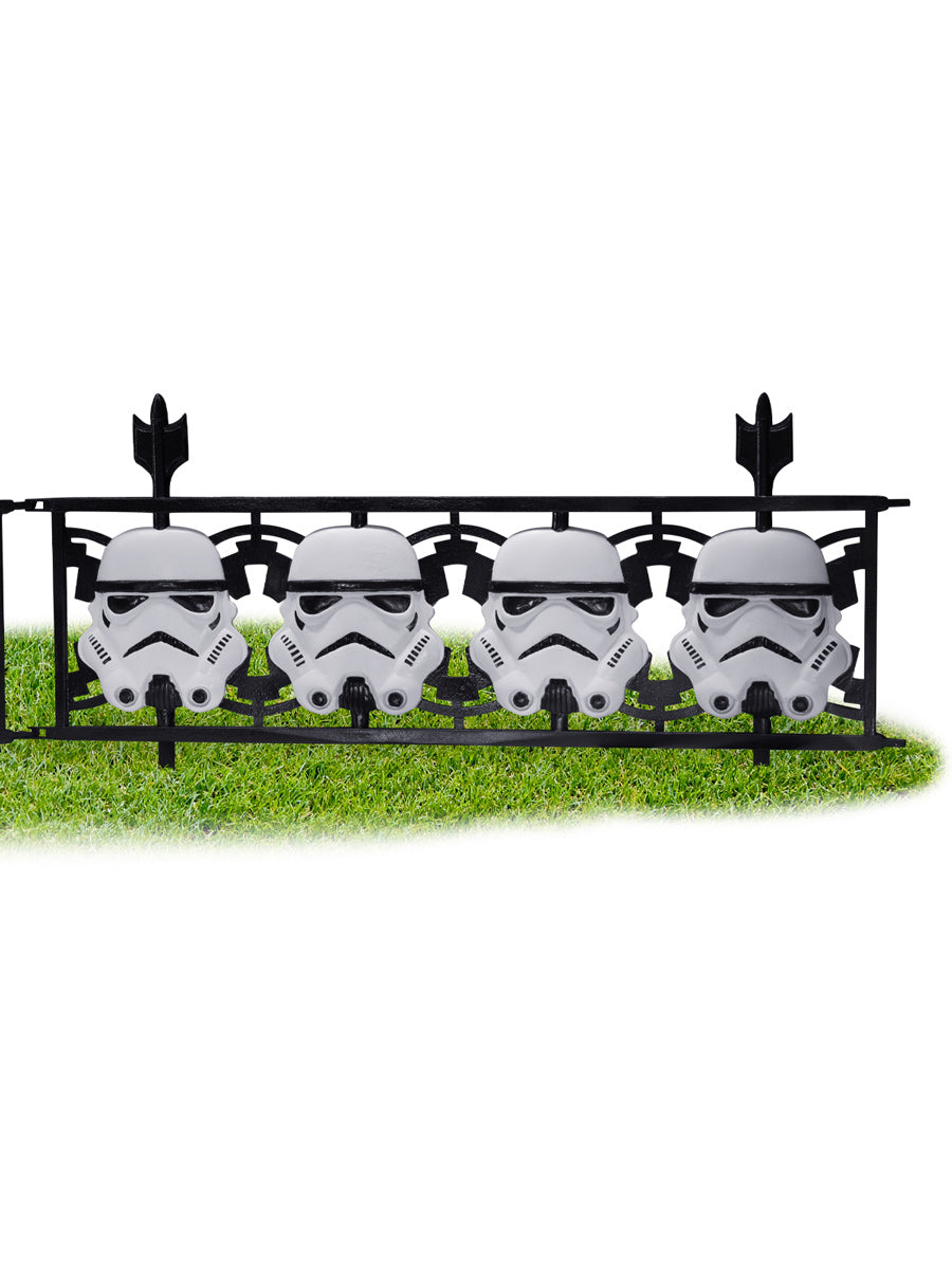 Star Wars Stormtrooper 2 Piece Fence Party Decoration - Close Image 1