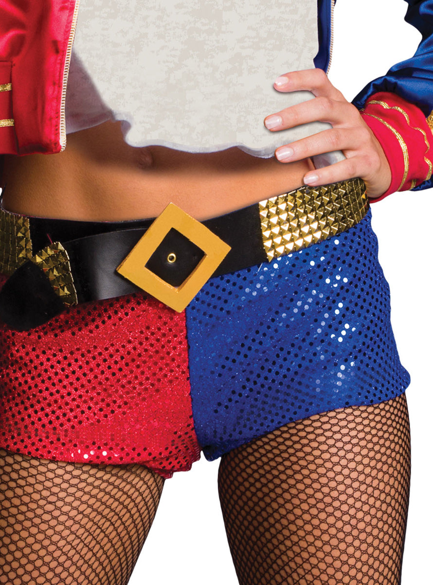 Womens Sexy Harley Quinn Suicide Squad Costume - Close Image 2
